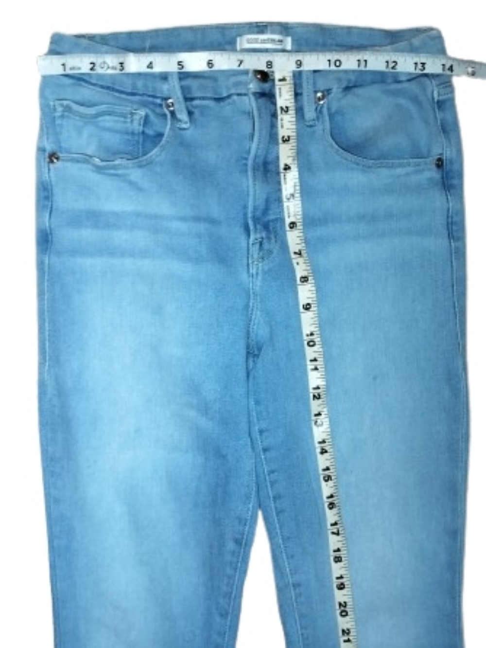 Good American Good Legs Jeans Women's 30 10 Distressed - Picture 3 of 5